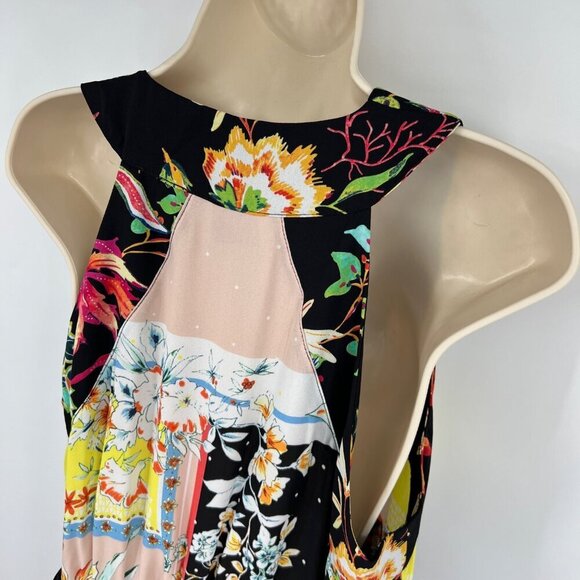 Soho Jeans NY & Co. Dress Asymmetrical Multimedia Mini Size Large - Picture 10 of 14